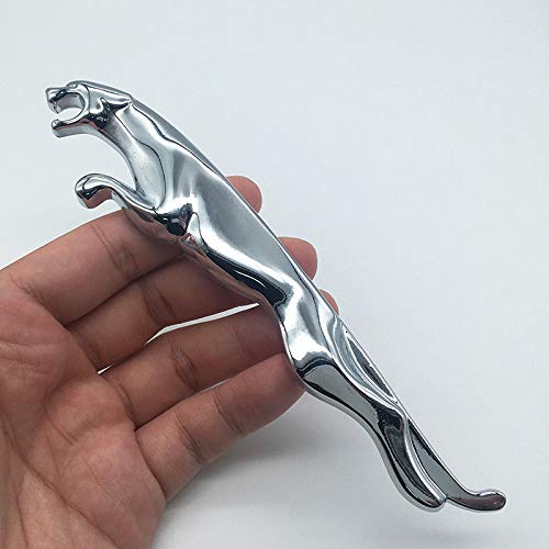 Auto 3D Metal Jaguar Leopard Emblem Logo Badge Bumper Side Sticker for Cars & Bikes