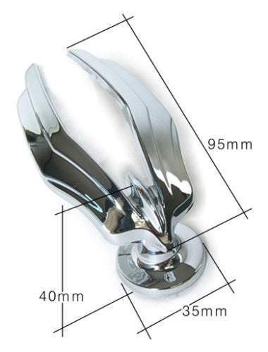 SQ+ Eagle Wing Style Car Front Hood Bonnet Emblem Ornament(ABS)