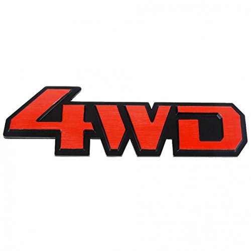 CarOxygen 4WD Emblem Badge car for SUV Decoration 3D Design Label Stickers Universal