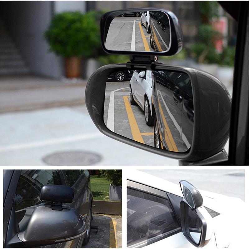 3r-093 - Car Blind Spot Mirror Rotation Adjustable Car Rear View Mirror Wide Angle Parking Auxiliary Mirror