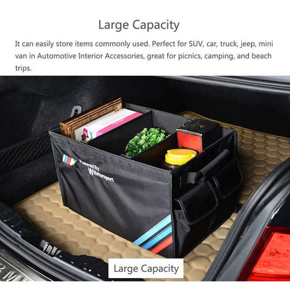 Trunk Storage Organizer Foldable Cargo Container