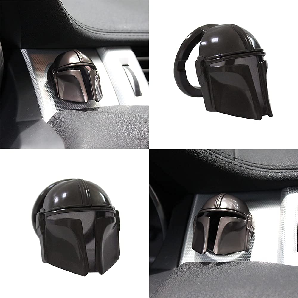 Mando Style Universal Car Engine Start Stop Button Cover Anti-Scratch Push Start Button Protective Cover 3D Cool Car Interior Accessories