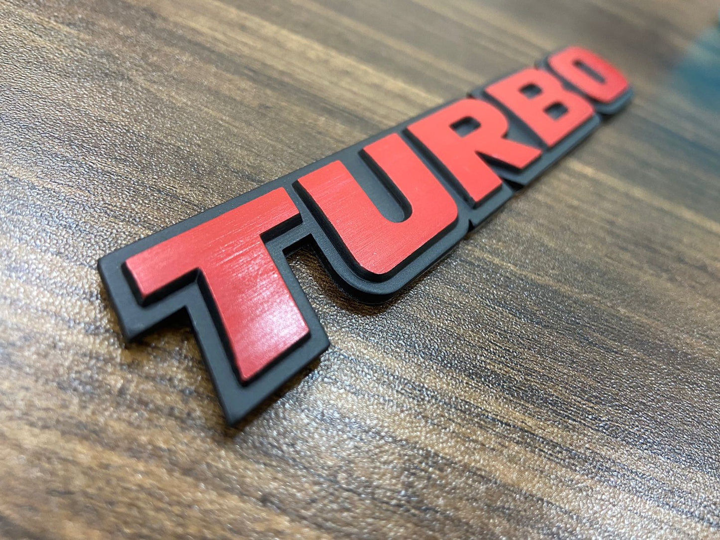 CarOxygen - 3D Turbo Silver Badge Emblem Sticker Decal for All Car