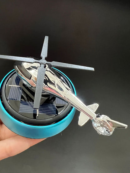 Solar Helicopter Car Dashboard Perfume â€“ Fragrance  Car Air Freshener