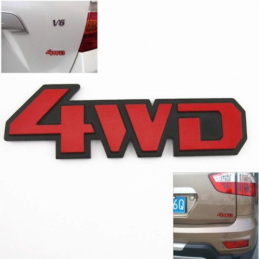 CarOxygen 4WD Emblem Badge car for SUV Decoration 3D Design Label Stickers Universal