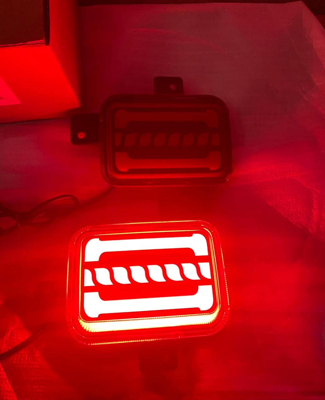 Bumper Reflector Led Compatible for Mahindra Thar 2021 latest model set of 2