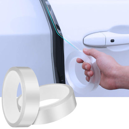 High Gloss Transparent Anti-Scratch Anti-Collision Edge Guard Door Protection Scuff Plate Protection Waterproof Tape/Door Guard Tape/Paint Protection Film/PPF - 5M