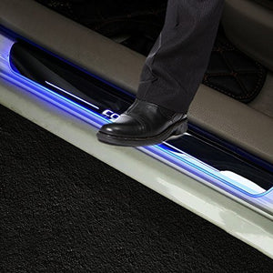 Hyundai i20 car door foot step led sill plate Door Sill Plate