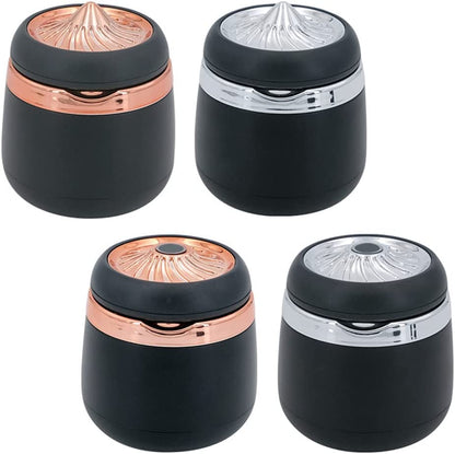 Car Ashtray with Colorful LED Lights,MoreChioce Universal Detachable Cigarette Smokeless Cylinder Cup Holder with Lid Windproof Fireproof Smoke Cup Holder for Car,Home and Office