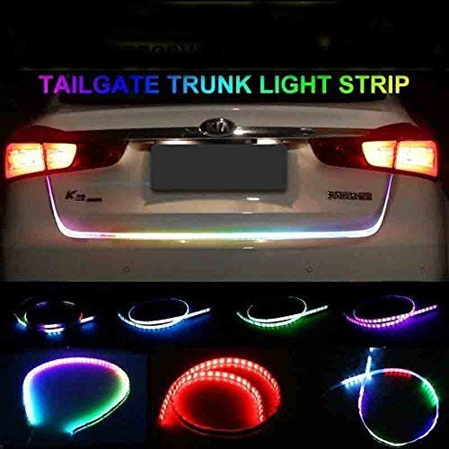 Led Strip Trunk/Dicky/Boot/Tail Lights Streamer Brake Turn Signal Light (Works with All Cars)