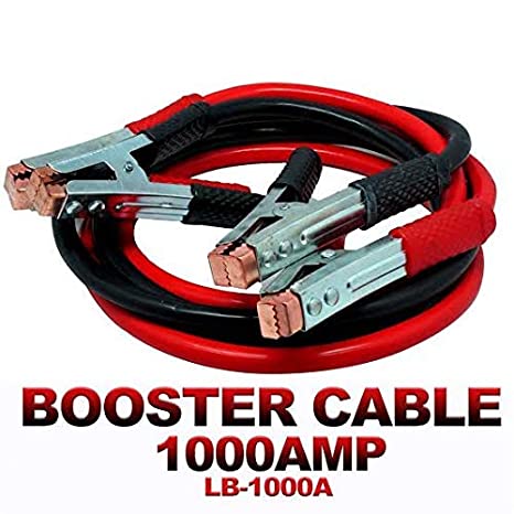 Jumper Cable, Car Battery Jumper Cable, Heavy-Duty Battery Jumper Cable, Car Jumper Cable (Red Positive, Black Negative) (1000 AMP Booster Cable)