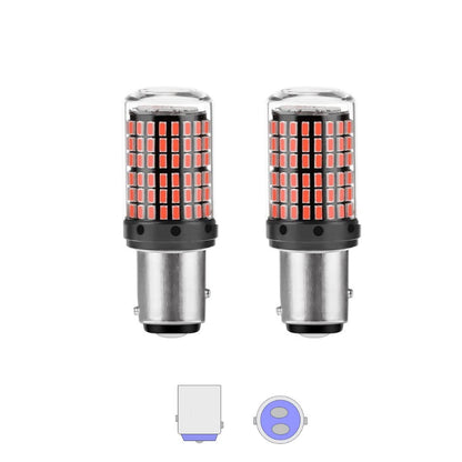 6 MONTHS WARRANTY 2800 Lumen 3014 Chipset 144 SMD Amber Canbus Error Free Led Turn Signal Light Led Bulb Front Rear Turn Signal Bulb (BA15S P21) Set Of 2