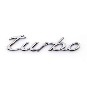 CarOxygen 3D Turbo Badge Emblem Sticker Decal for All Car SUV (13.5x2x0.5cm)