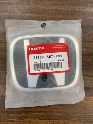 Genuine Logo Front Grille Plate Frame Type For Honda CR-V Black Honda Black Emblem