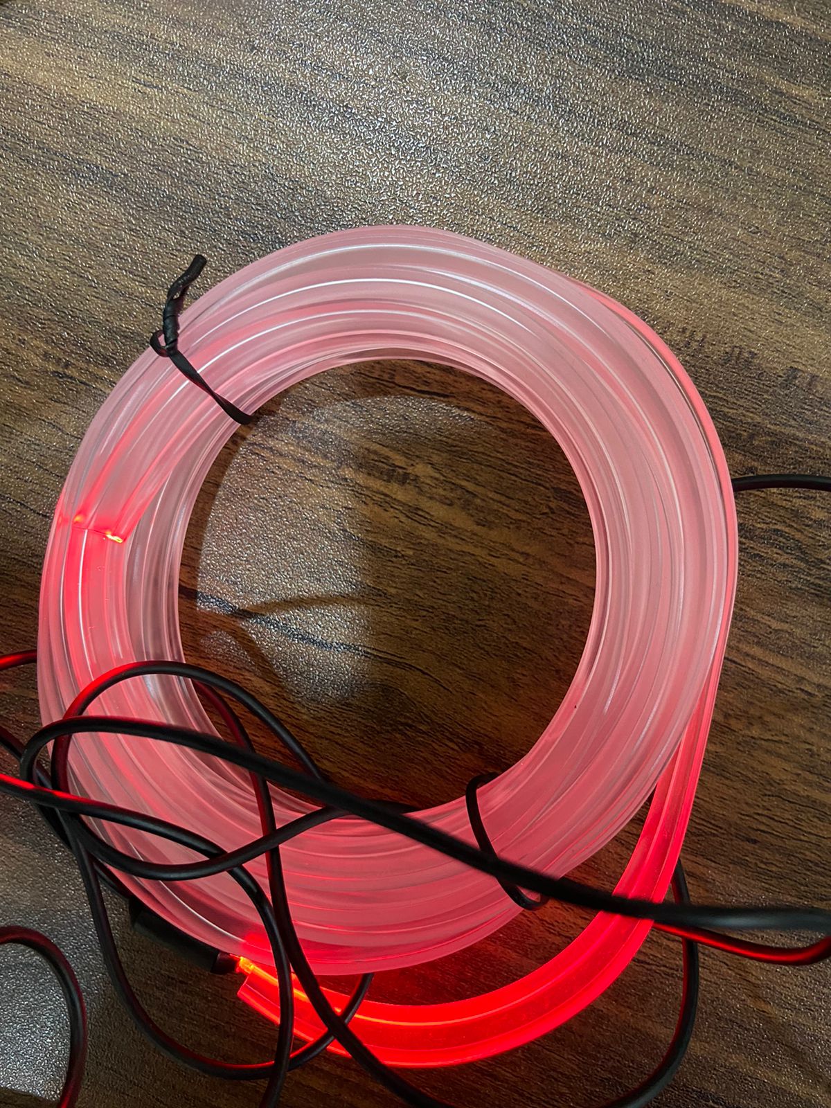 Car Lights Interior 3 Meter RGB El Wires Car kit 3m/9ft Cold Interior Trim Bright Car Decorative Atmosphere Neon Light Tube Circle Up (USB Plug) (RGBW))