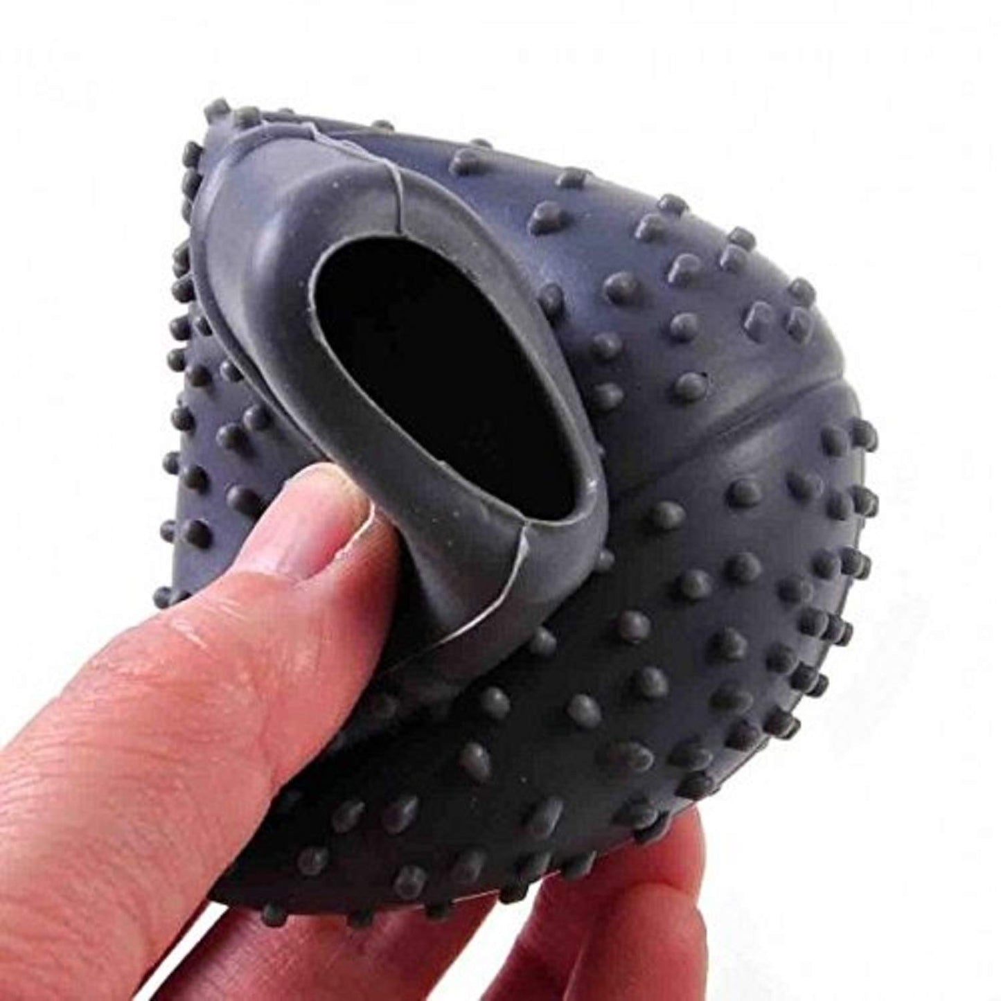 Silicone Nonslip Car Gear Knob Cover / Gear Shift Knob Cover Coller Oval (Black)