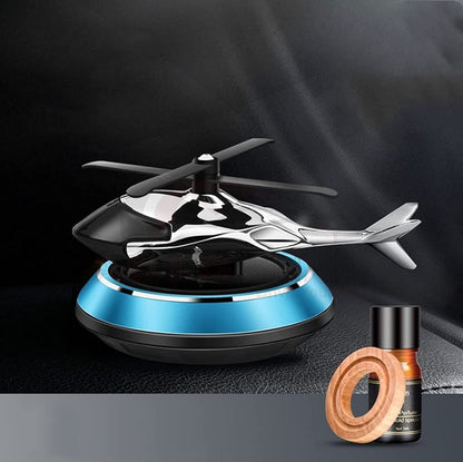 Solar Helicopter Car Dashboard Perfume â€“ Fragrance  Car Air Freshener