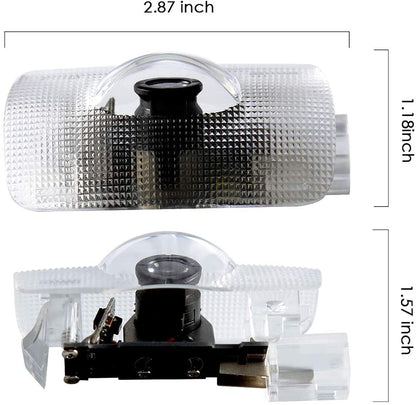 2 Piece For TOYOTA FORTUNER (2015-2022) AN150 AN160 Car LED Door Warning Light Projector Ghost Shadow Light Welcome Light