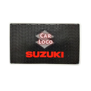 Anti-Slip Gel Pad, Rubber pad, Premium Universal Non-Slip car Dashboard Mat  (Black and Red) –