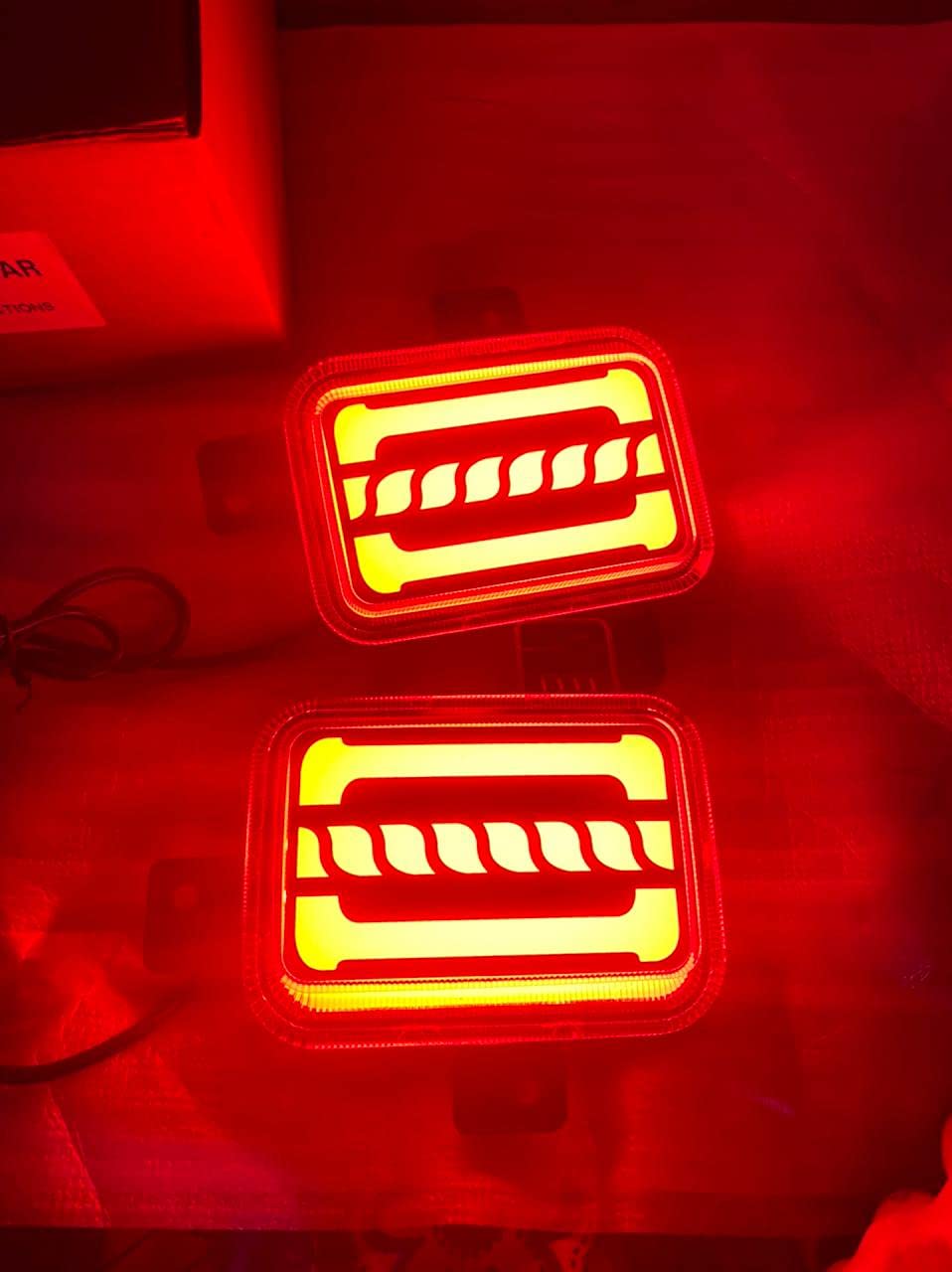 Bumper Reflector Led Compatible for Mahindra Thar 2021 latest model set of 2