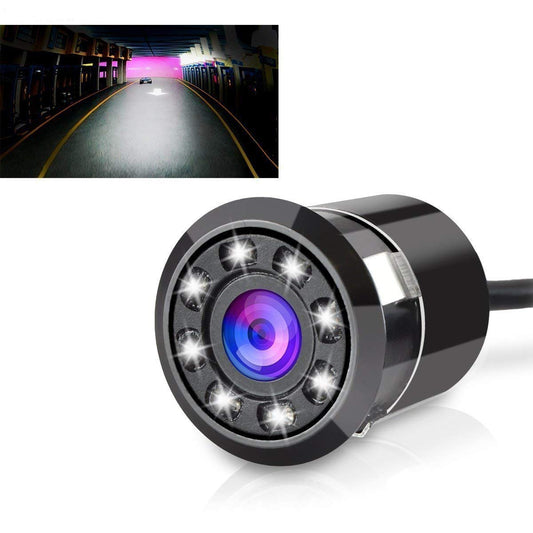 Car Oxygen - Car Rear View Reverse Parking Camera with 8 LED Waterproof 170 Degree Wide Angle Night Vision for All Cars