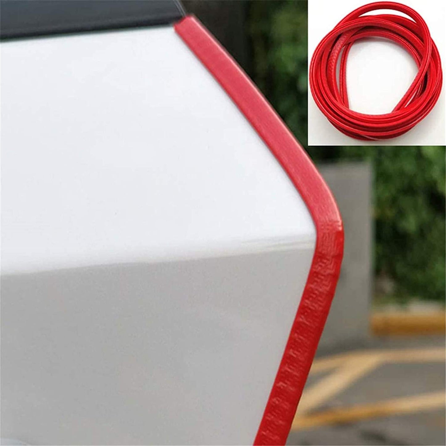 Car Oxygen - U Shape Edge Trim Rubber Strip Seal Protector Car Door Guards (16 ft/5 m )