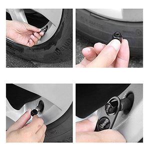 Premium Car Tyre Valve Cap Air Cap Car Tyre Valve Stem Cap Air Covers with Keychain for All Suzuki Cars