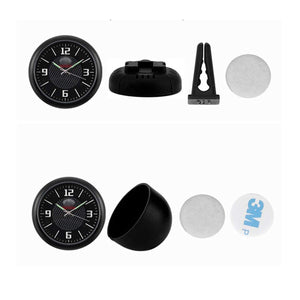 Car Oxygen 3D Luxury Metal Symbol Analog Clock for All Cars (4 x 4 x 4cm )