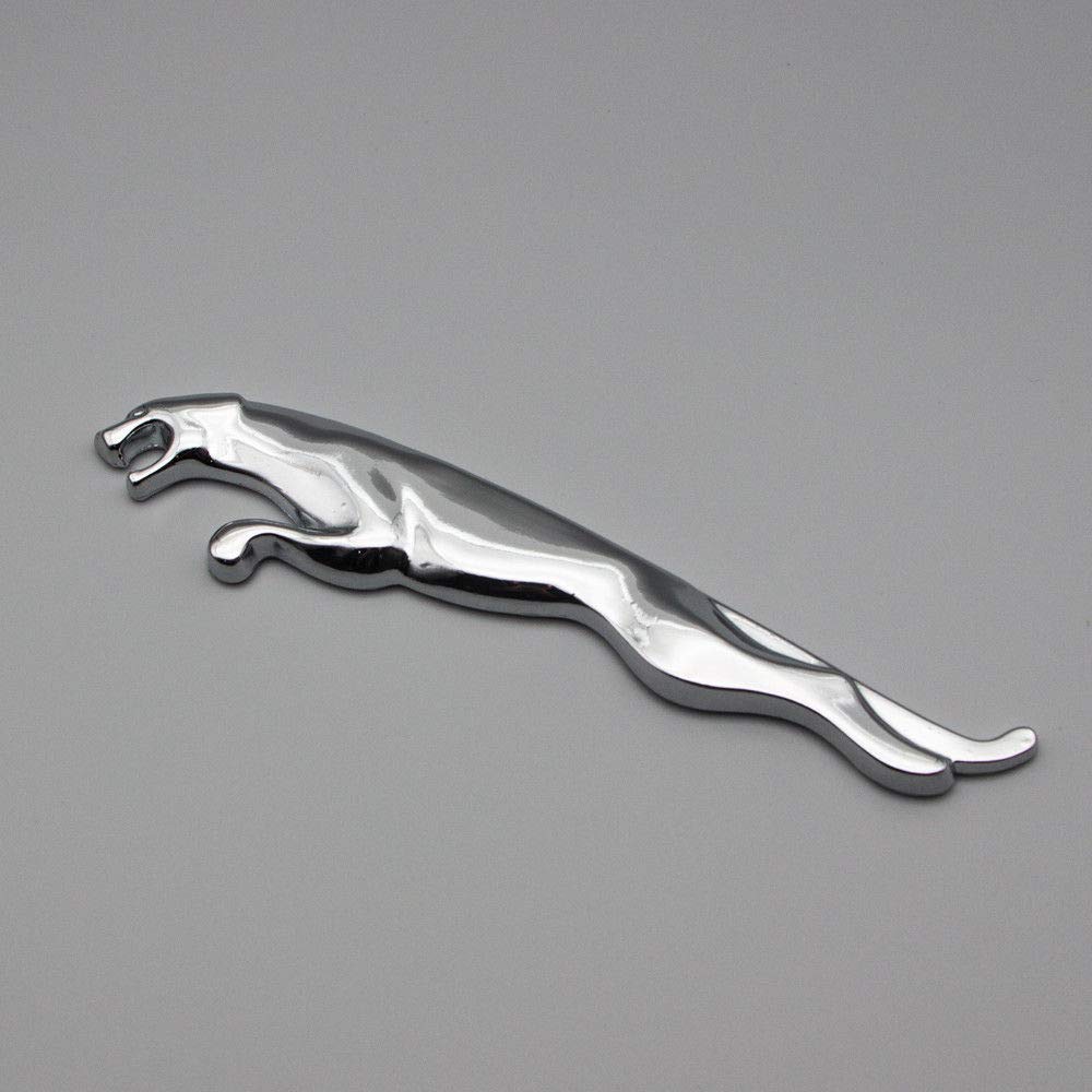 Auto 3D Metal Jaguar Leopard Emblem Logo Badge Bumper Side Sticker for Cars & Bikes