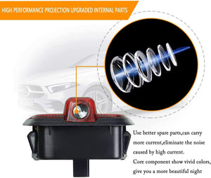 2 Pc OE Car Door Shadow Light Ghost Projector Welcome Puddle LED Light Compatible For M-ercedes Cars(Type-2) C Class