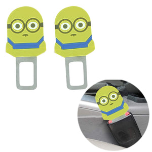 CarOxygen Aluminum Alloy Car Seat Belt Clip Buckle and Safety Alarm Stopper for All Car ) - 2 Pieces