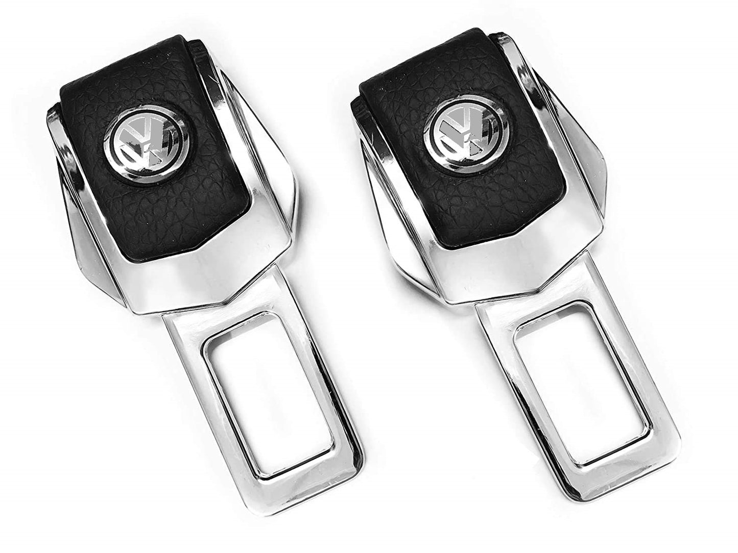 Car Safety Alarm Stopper Null Insert Seat Belt Buckle Clip for All Cars - Set of 2 Pcs