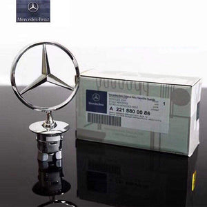 3D chrome Zinc alloy cover with standard hood, modified front logo for Mercedes Benz
