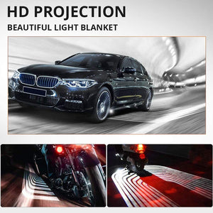 Car - Wing Projector/Shadow Light/Ghost Light Universal forl Cars & Bike