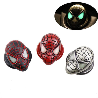CarOxygen - IronMan Decorative Auto Accessories Car Engine Start Stop Button Cover Push Button Sticky Cover Car Interior