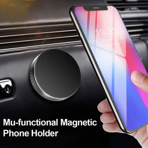 Earldom Universal Mini Magnetic Car Mount Stand Holder | Unique Design | Car Mobile Magnetic Holder for Dashboard | Multipurpose for Cars, Home Keys, Bathroom, Kitchen