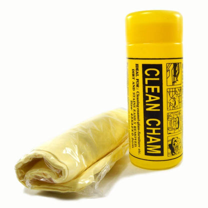 CarOxygen Synthetic Chamois Cloth Super Absorption Drying Towel for Cars for Dry & Wet Cleaning ( Yellow, 66 X 43 cm).