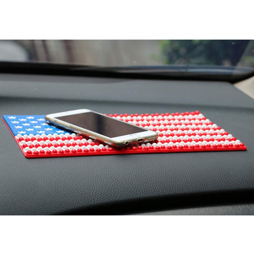 CarOxygen Rubber Anti-Slip Gel Universal Non-Slip Car Dashboard Mat - Blue, Red