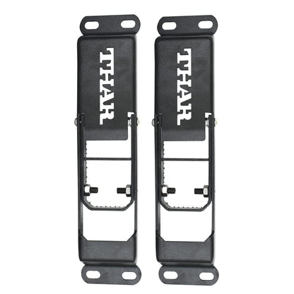 Door Hinge Step compatible for Thar (Set of 2, Red) Car- Foldable