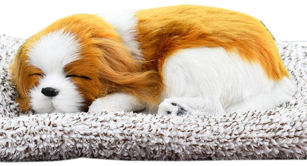 Plush Dogs Car Ornament Decoration Simulation Sleeping Dog Toy