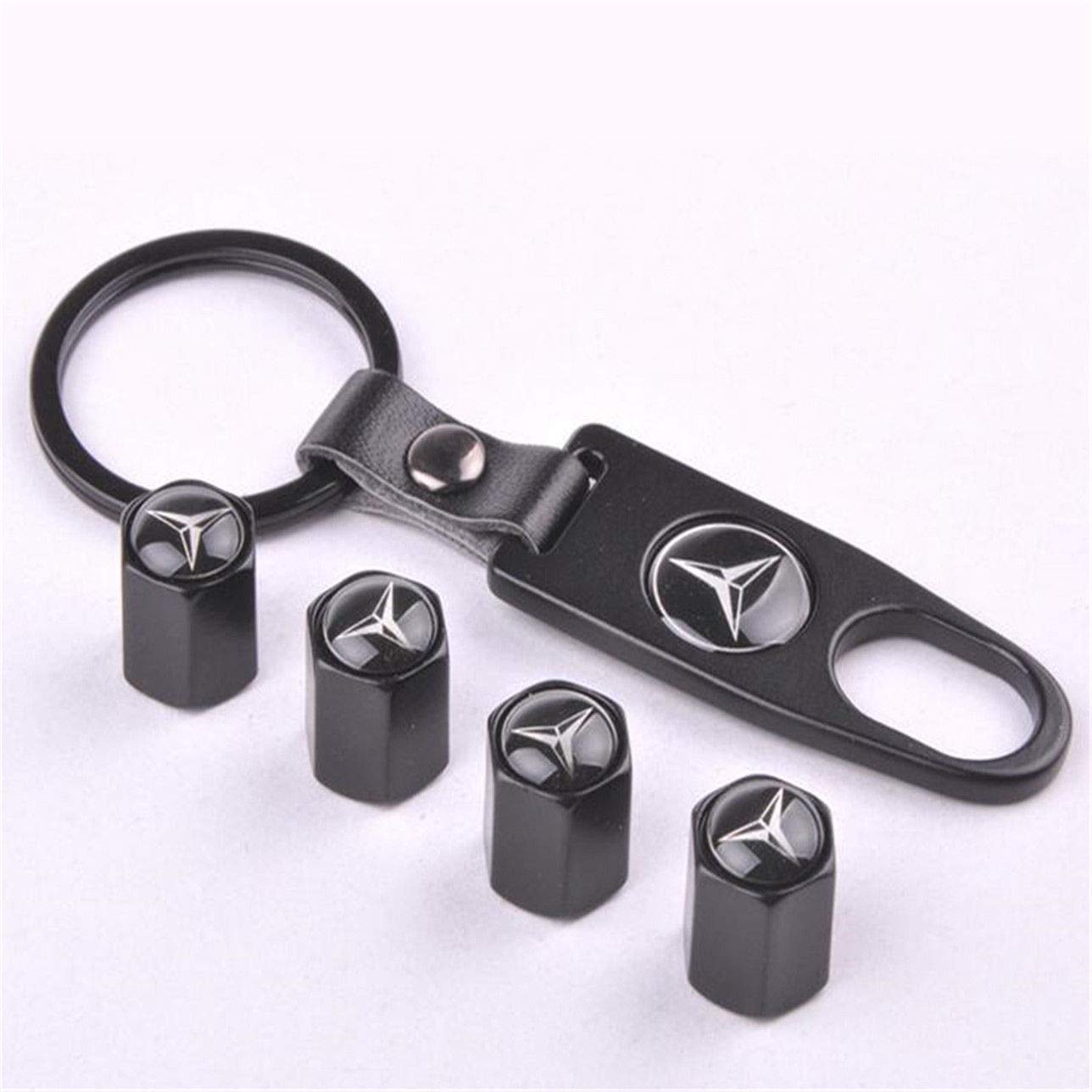 Premium Car Tyre Valve Cap Air Cap Car Tyre Valve Stem Cap Air Covers with Keychain for All Suzuki Cars