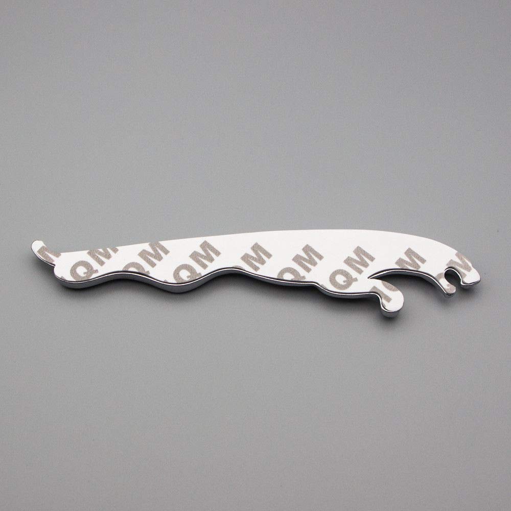 Auto 3D Metal Jaguar Leopard Emblem Logo Badge Bumper Side Sticker for Cars & Bikes