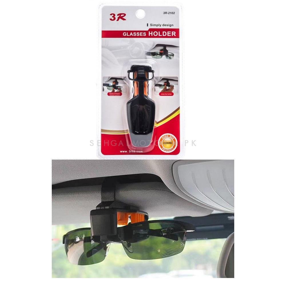 Car Sun Visor Glasses Frame Clamp Soft Glue Protective Multi-Positioned Sunglasses Universal Clip Holder