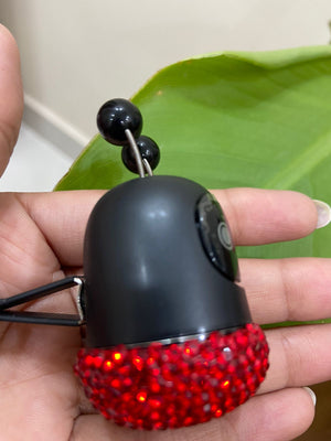 1 Set Car Air Freshener Vent Clips Robot Shape Car Airfreshener Perfume Diffuser Car Perfumes Aroma Clip for Car Living Room Office Decoration (Black)