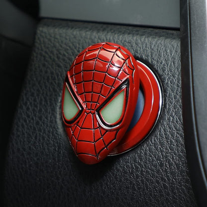 CarOxygen - IronMan Decorative Auto Accessories Car Engine Start Stop Button Cover Push Button Sticky Cover Car Interior