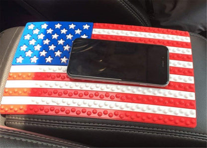 CarOxygen Rubber Anti-Slip Gel Universal Non-Slip Car Dashboard Mat - Blue, Red