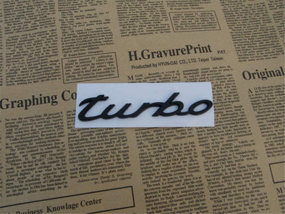 CarOxygen 3D Turbo Badge Emblem Sticker Decal for All Car SUV (13.5x2x0.5cm)