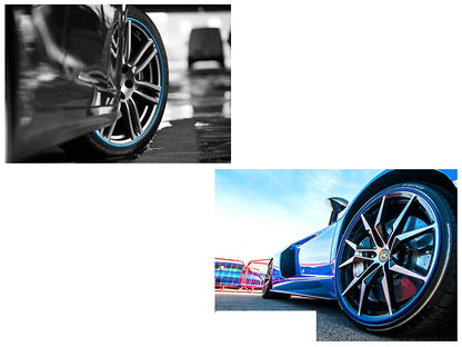 Car Universal Alloy Wheel Hub Rim Ring Tyre Guard Edge Protector Beading Sticker Decorative Strip