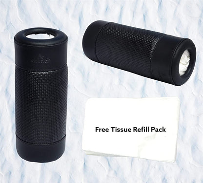 Tissue Box Dispenser with 100 Tissue pulls Bottle Shaped for car Cup Holder for Jeep Compass