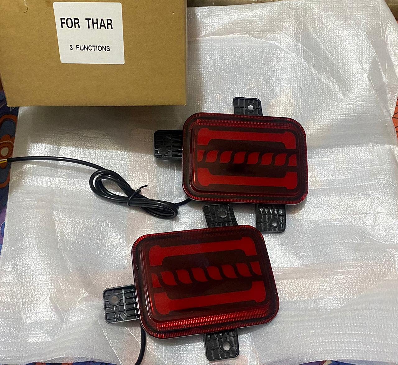 Bumper Reflector Led Compatible for Mahindra Thar 2021 latest model set of 2